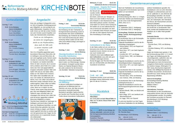 Kirchenbote Juni 2026