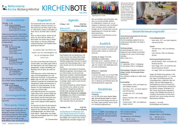 Kirchenbote Juli 2026